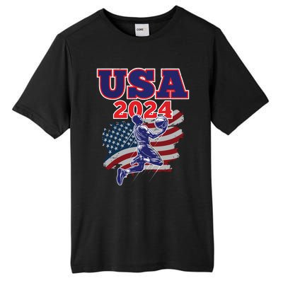 Basketball 2024 Vintage Usa Tall Fusion ChromaSoft Performance T-Shirt