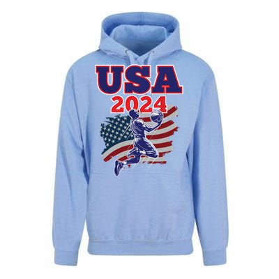 Basketball 2024 Vintage Usa Unisex Surf Hoodie