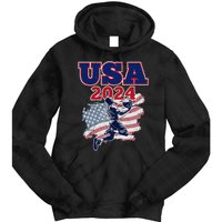 Basketball 2024 Vintage Usa Tie Dye Hoodie