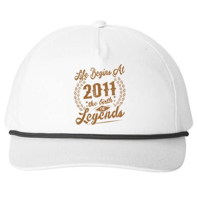 Birthday 365 2011 The Birth Of Legendary Birthday Gift Great Gift Snapback Five-Panel Rope Hat