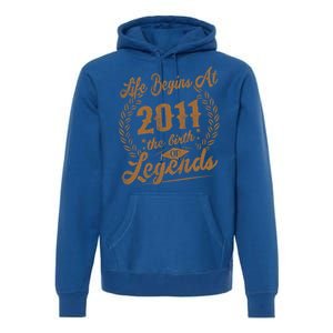 Birthday 365 2011 The Birth Of Legendary Birthday Gift Great Gift Premium Hoodie