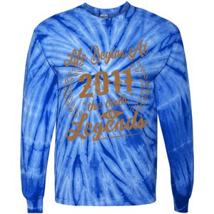 Birthday 365 2011 The Birth Of Legendary Birthday Gift Great Gift Tie-Dye Long Sleeve Shirt