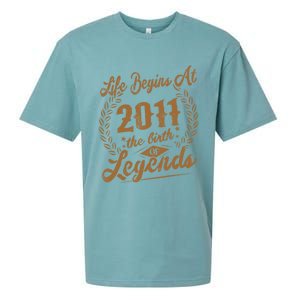 Birthday 365 2011 The Birth Of Legendary Birthday Gift Great Gift Sueded Cloud Jersey T-Shirt