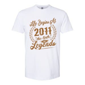 Birthday 365 2011 The Birth Of Legendary Birthday Gift Great Gift Softstyle CVC T-Shirt