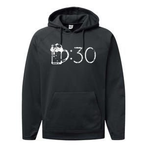 Beer 30 Funny T For Beer Drinkers Performance Fleece Hoodie