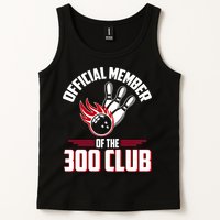 Bowling 300 Great Gift 300 Club Member Funny Bowler Gift Tank Top