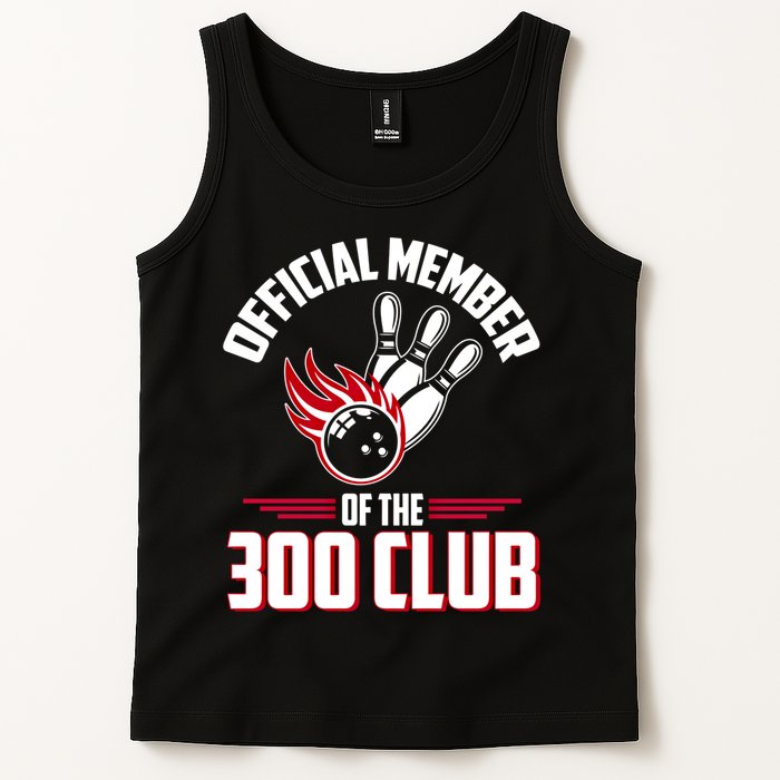 Bowling 300 Great Gift 300 Club Member Funny Bowler Gift Tank Top