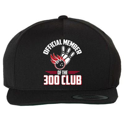 Bowling 300 Great Gift 300 Club Member Funny Bowler Gift Wool Snapback Cap