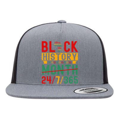 BHM 365 One Month Cant Hold Our History Flat Bill Trucker Hat