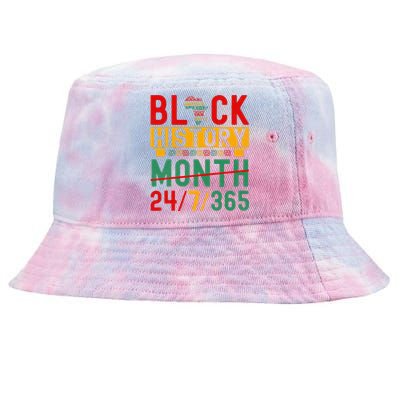 BHM 365 One Month Cant Hold Our History Tie-Dyed Bucket Hat