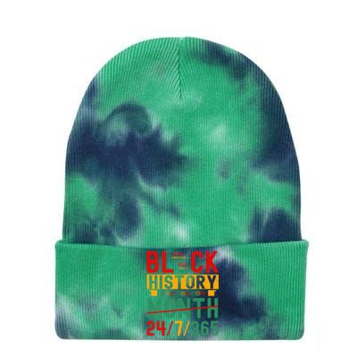 BHM 365 One Month Cant Hold Our History Tie Dye 12in Knit Beanie