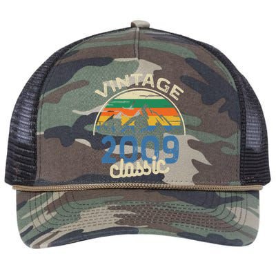 Birthday 365 Vintage 2009 Classic Birthday Gifts Retro Rope Trucker Hat Cap