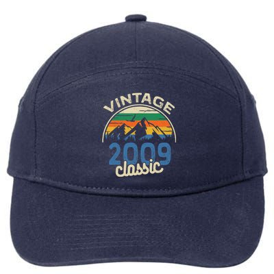 Birthday 365 Vintage 2009 Classic Birthday Gifts 7-Panel Snapback Hat