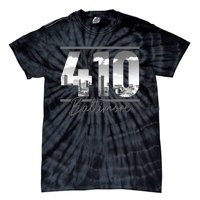 Baltimore 410 Area Code Skyline Maryland Tie-Dye T-Shirt