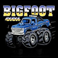Bigfoot 4x4x4 Cartoon Truck (Color Options 1) Bucket Hat
