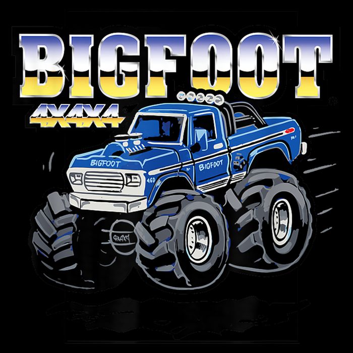 Bigfoot 4x4x4 Cartoon Truck (Color Options 1) Bucket Hat