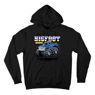 Bigfoot 4x4x4 Cartoon Truck (Color Options 1) Tall Hoodie