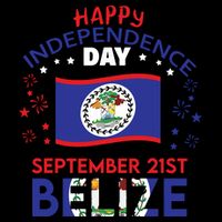 Belize 43rd Independence Day Belizean Pride Belize Flag Cooling Performance Crew T-Shirt
