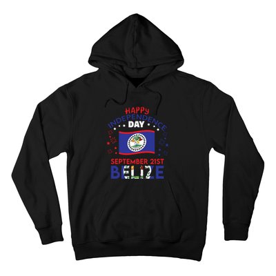 Belize 43rd Independence Day Belizean Pride Belize Flag Hoodie