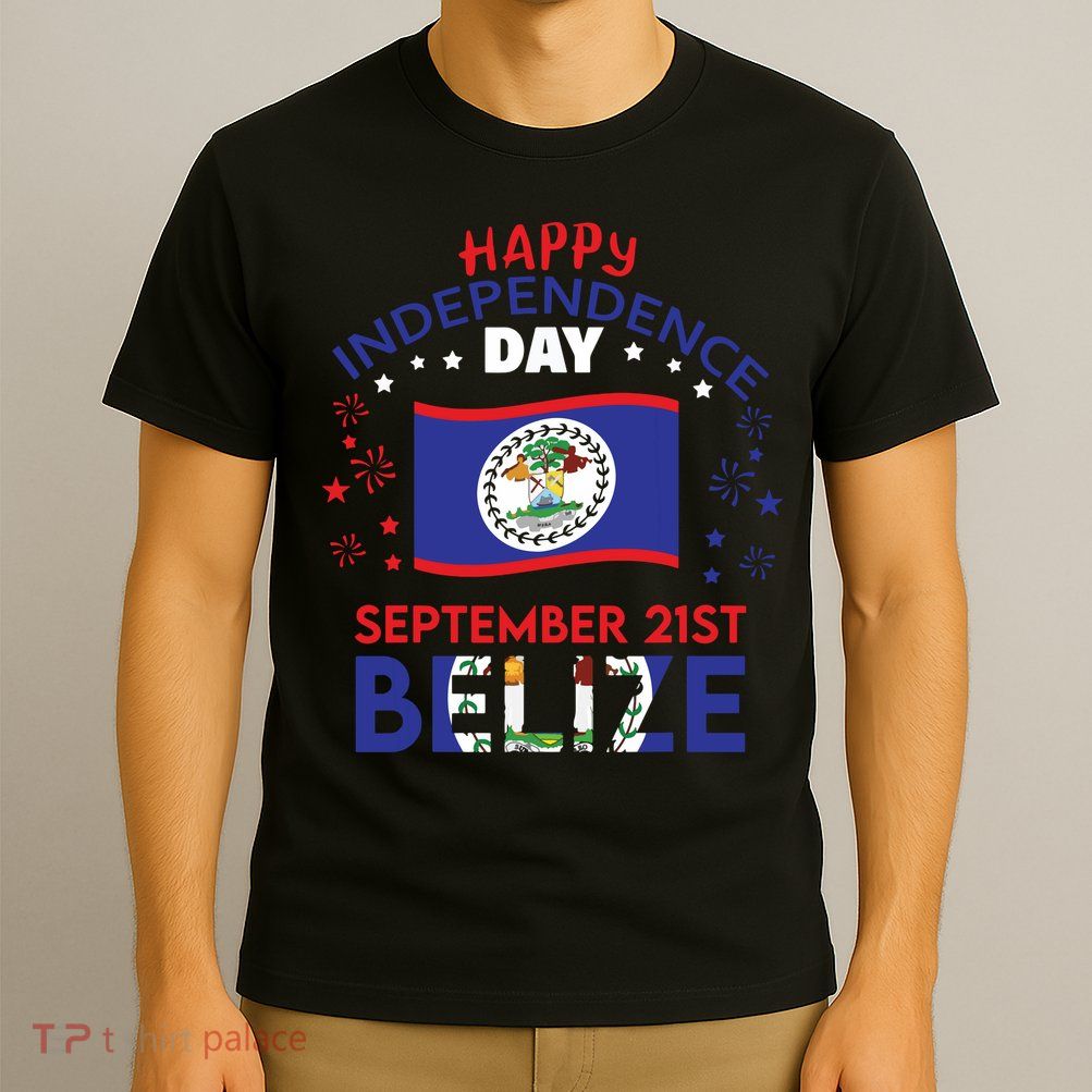 Belize 43rd Independence Day Belizean Pride Belize Flag T-Shirt