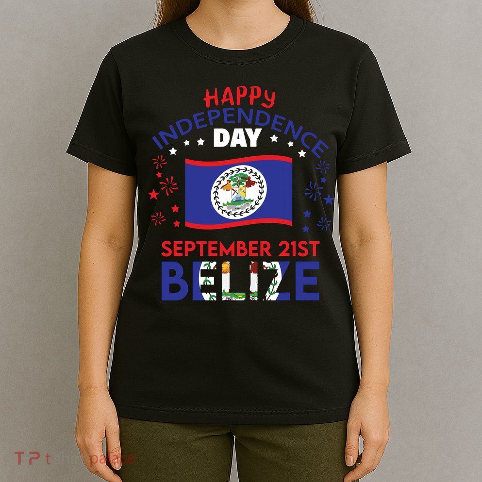 Belize 43rd Independence Day Belizean Pride Belize Flag T-Shirt