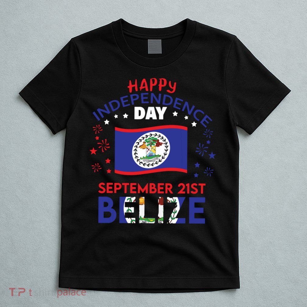 Belize 43rd Independence Day Belizean Pride Belize Flag T-Shirt