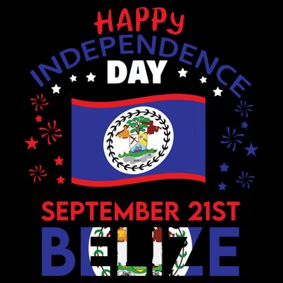 Belize 43rd Independence Day Belizean Pride Belize Flag T-Shirt