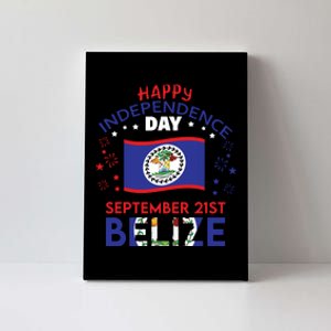 Belize 43rd Independence Day Belizean Pride Belize Flag Canvas