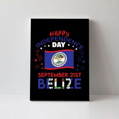 Belize 43rd Independence Day Belizean Pride Belize Flag Canvas