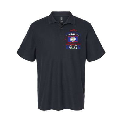 Belize 43rd Independence Day Belizean Pride Belize Flag Softstyle Adult Sport Polo