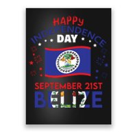 Belize 43rd Independence Day Belizean Pride Belize Flag Poster