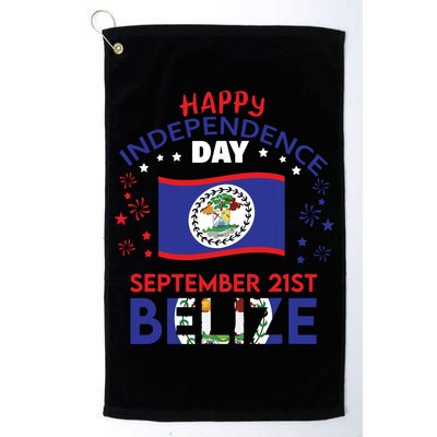 Belize 43rd Independence Day Belizean Pride Belize Flag Golf Towel