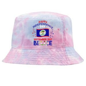 Belize 43rd Independence Day Belizean Pride Belize Flag Gift Tie-Dyed Bucket Hat