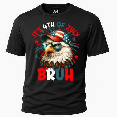 Bruh 4th Of July Bald Eagle Funny Performance Shirt