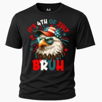 Bruh 4th Of July Bald Eagle Funny Performance Shirt