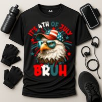 Bruh 4th Of July Bald Eagle Funny Performance Shirt