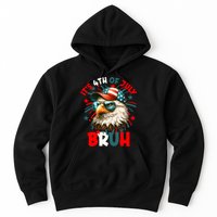 Bruh 4th Of July Bald Eagle Funny Hoodie