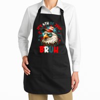 Bruh 4th Of July Bald Eagle Funny Apron