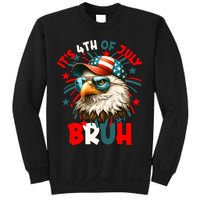 Bruh 4th Of July Bald Eagle Funny Sweatshirt