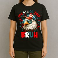 Bruh 4th Of July Bald Eagle Funny T-Shirt