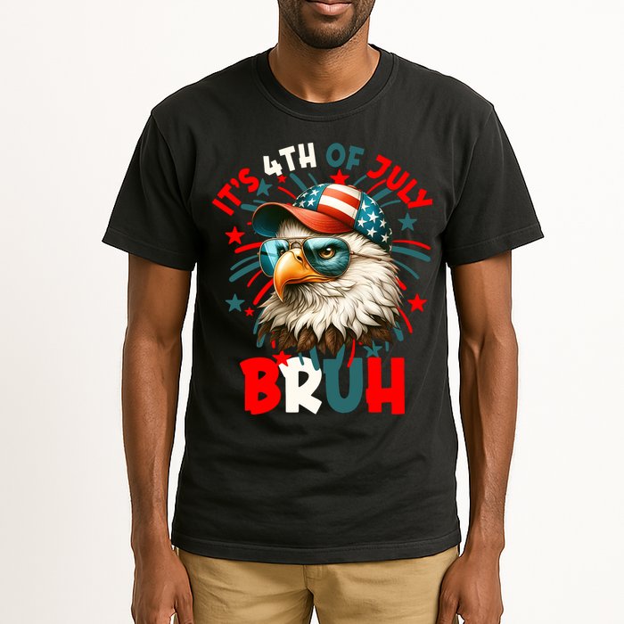 Bruh 4th Of July Bald Eagle Funny Tall T-Shirt