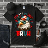 Bruh 4th Of July Bald Eagle Funny Tall T-Shirt