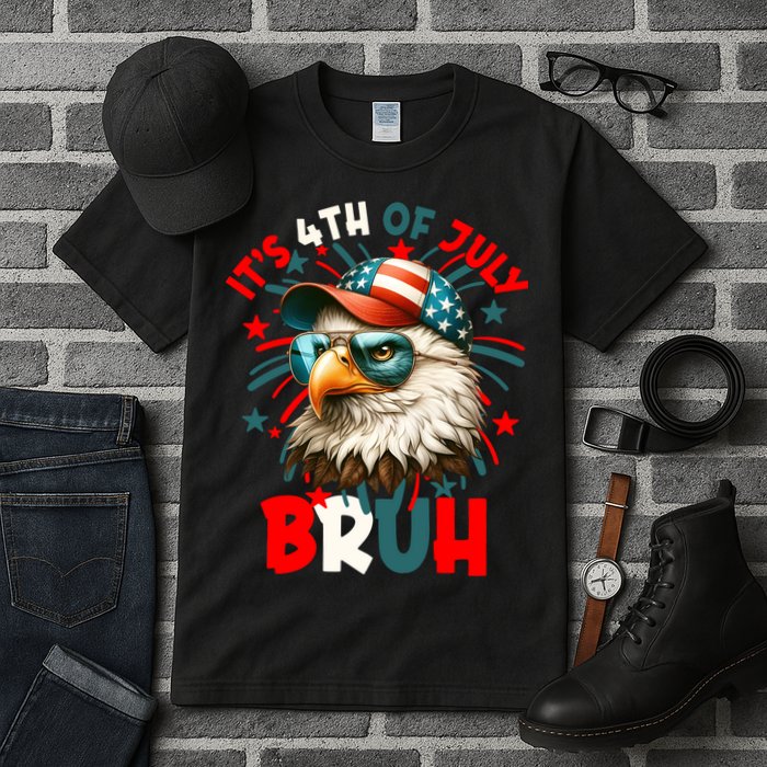 Bruh 4th Of July Bald Eagle Funny Tall T-Shirt