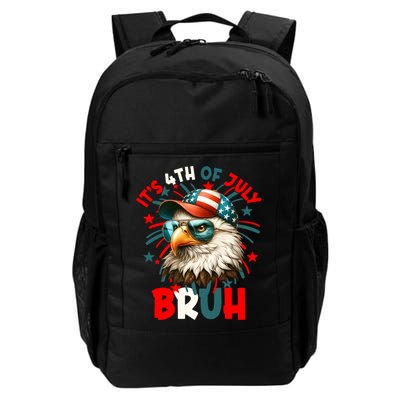 Bruh 4th Of July Bald Eagle Funny Backpack