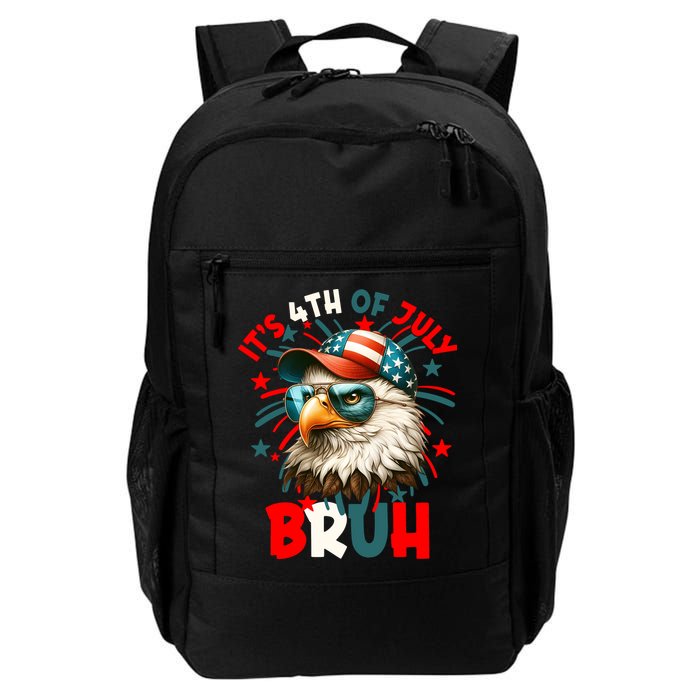 Bruh 4th Of July Bald Eagle Funny Backpack