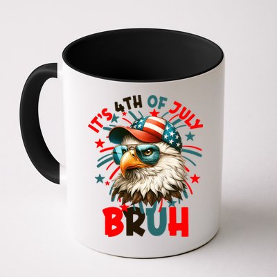 Bruh 4th Of July Bald Eagle Funny Mug