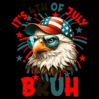 Bruh 4th Of July Bald Eagle Funny Mug
