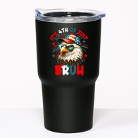 Bruh 4th Of July Bald Eagle Funny Tumbler