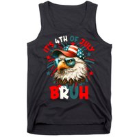 Bruh 4th Of July Bald Eagle Funny Tank Top