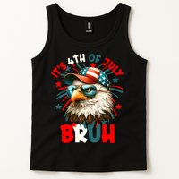 Bruh 4th Of July Bald Eagle Funny Tank Top